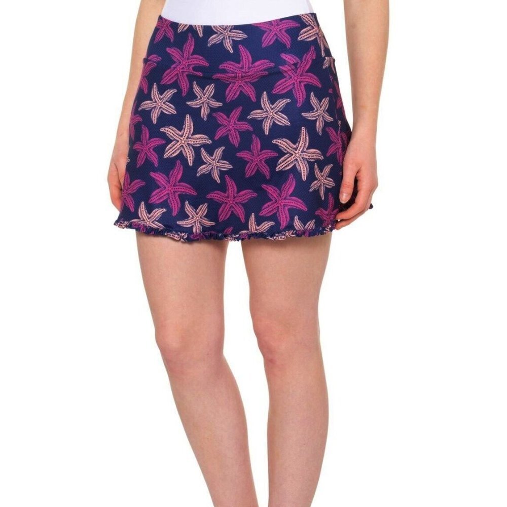 NWT Gottex Women's Starfish Deep Sea Moisture Wicking Golf & Tennis Skort M